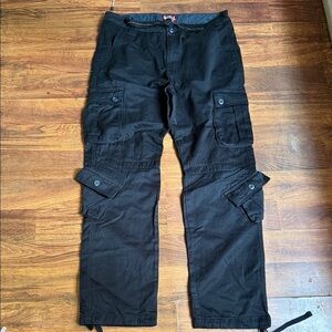 Men's Black Cargo Pants